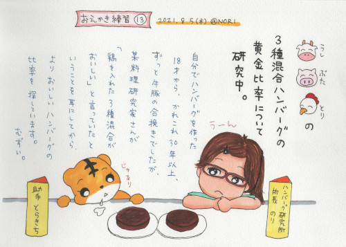 イラストエッセイ No.013　2021-08-05 のイラスト