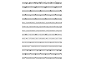 ライン：　横（月別）