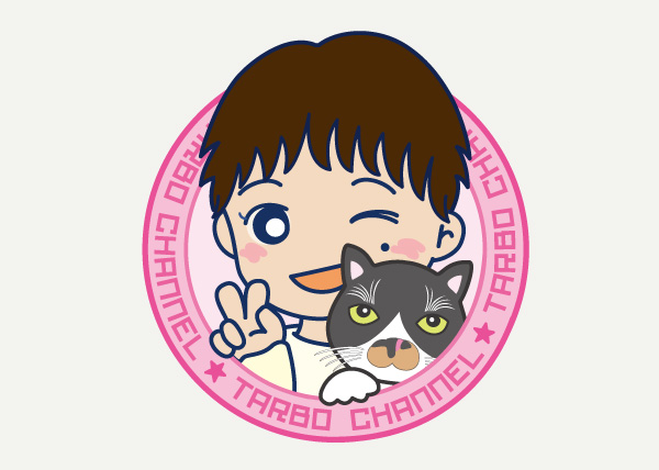 Youtuber「たーぼ」のグッズのイラスト